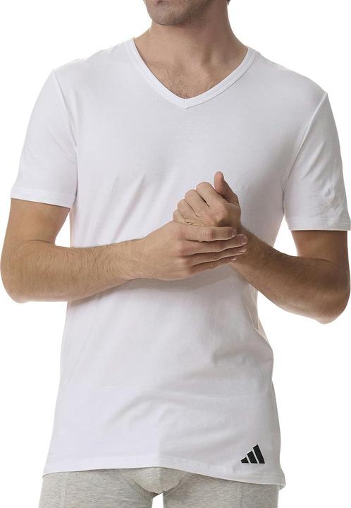 Produktbild adidas 4er Pack Active Flex Cotton Unterhemd / Shirt Kurzarm (L)