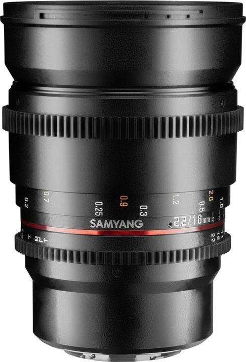 Image du produit Samyang MF 16mm f/2.0 ED AS UMC CS Canon M (Canon EF-M, APS-C / DX)
