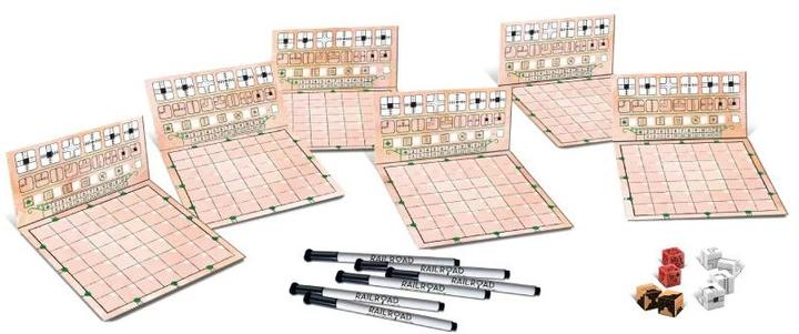 Actual product image Horrible Guild HR013 - Railroad Ink: Edition bright red, dice game, 1-6 player, from 8 years (DE edition) (German)