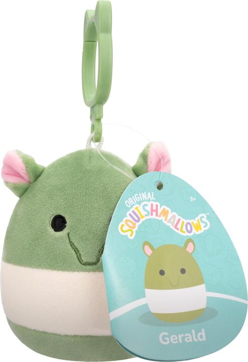 Actual product image Squishmallows 9 cm P20 Clip On - Gerald Tapir