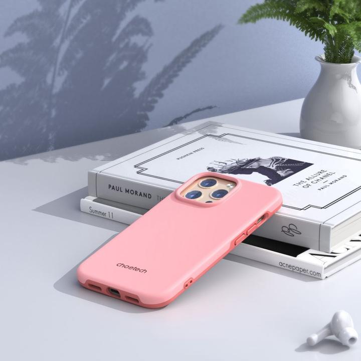 Image du produit Choetech MFM étui de protection pour MagSafe pour iPhone 13 Pro Max, rose (PC0114-MFM-PK) (Apple iPhone 13 Pro Max)