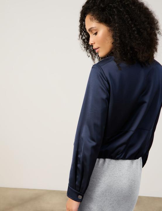 Image du produit Gerry Weber Blouson satiné Blazer manches longues doublé - 63970 (44)