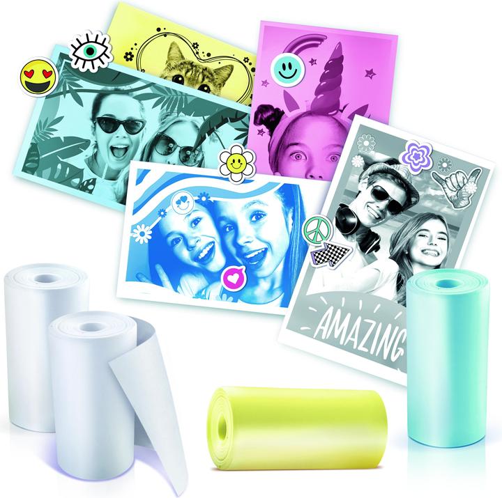 Immagine prodotto Canal Toys Kit di ricarica per fotocamera istantanea 8x carta fotografica + adesivi