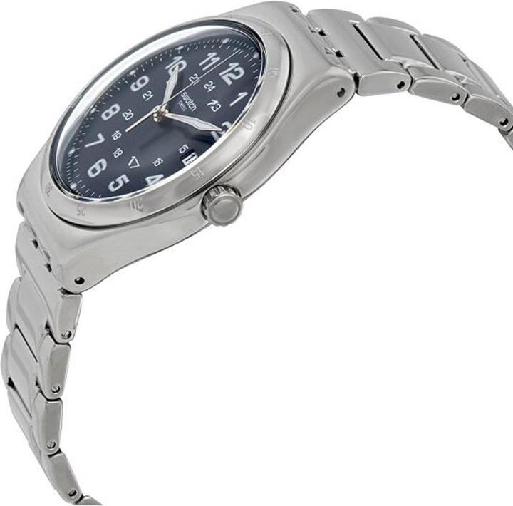 Actual product image Swatch Blue Boat (Analogue wristwatch, Swiss made, 41 mm)