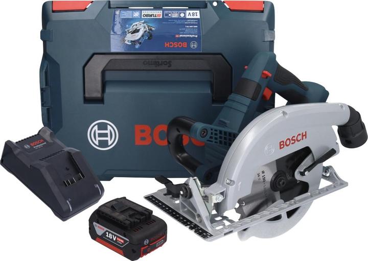 Actual product image Bosch Professional Bosch GKS 18V-70 L Battery Circular Saw 18 V Brushless 190 mm BITURBO + 1x Battery 5,0 Ah + Charger