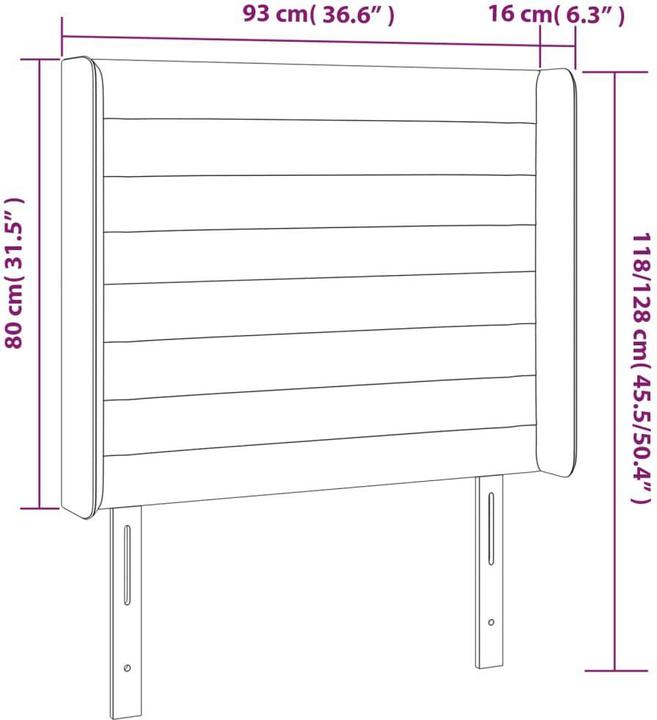 Immagine prodotto VidaXL Nathanael (93 x 16 x 128 cm)