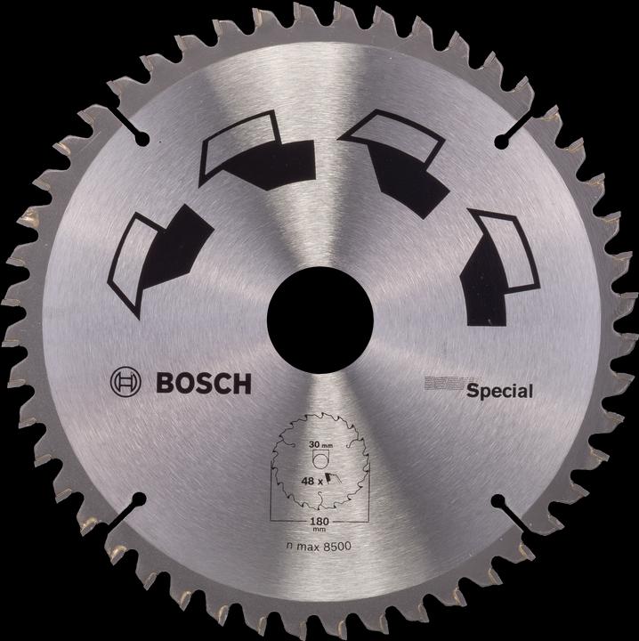 Actual product image Bosch Zubehör Circular saw blade SPECIAL D= 180 mm Bore= 30 mm Z= 48