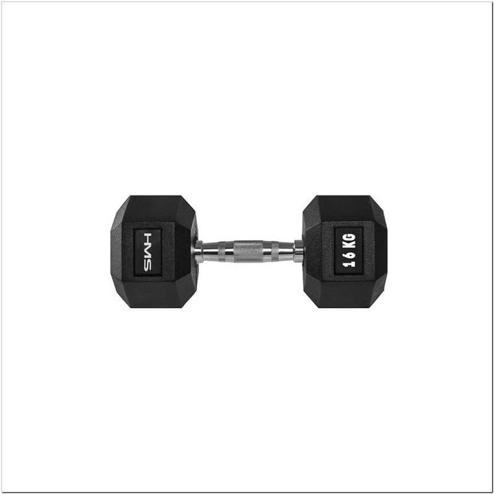 HMS Dumbbell 16 kg HEX-PRO 16 (1 x 16 kg)