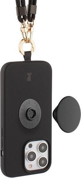 Actual product image Just Elegance Necklace Cover with PopSockets 3in1 Case Black
