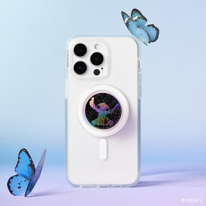 Actual product image PopSockets PopGrip Premium Enamel Oil Slick Stitch