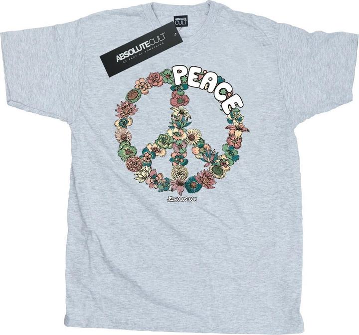 Immagine prodotto Woodstock Floral Peace Maglietta Uomo (M)