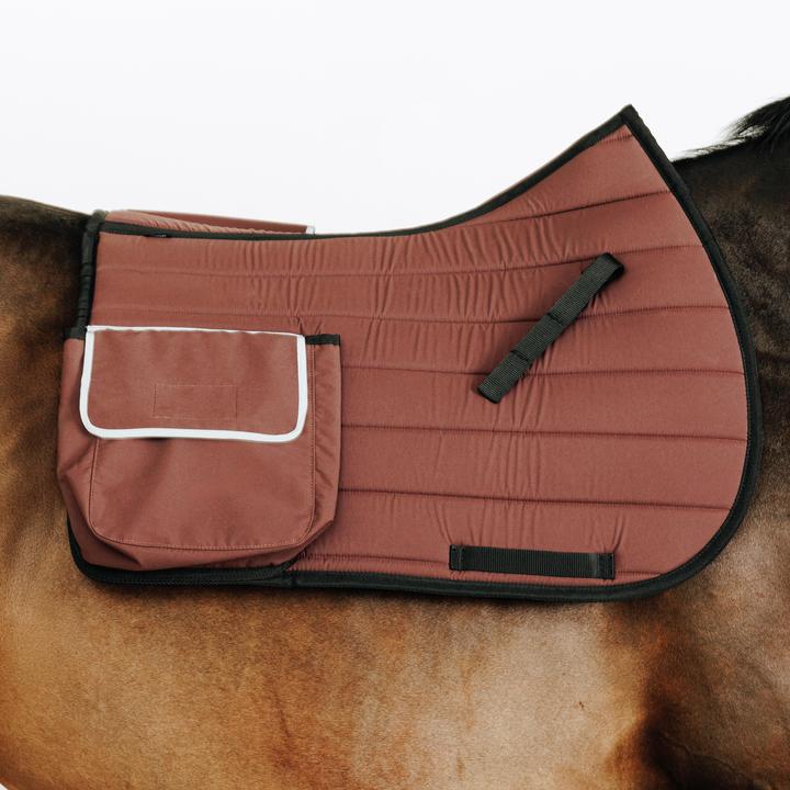 Actual product image Fouganza Schabracke Wanderreiten mit Tasche braun