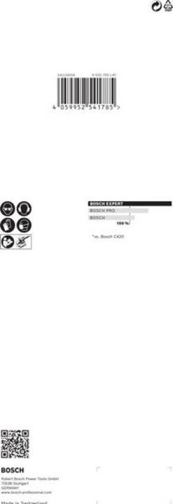 Produktbild Bosch Professional Zubehör EXPERT C470 Schleifpapier ohne Löcher für Schwingschleifer, 93 x 230 mm, G 40, 10-tlg. (40)
