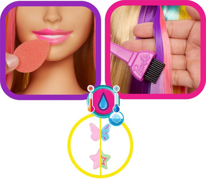 Produktbild Barbie Totally Hair Neon-Regenbogen Deluxe