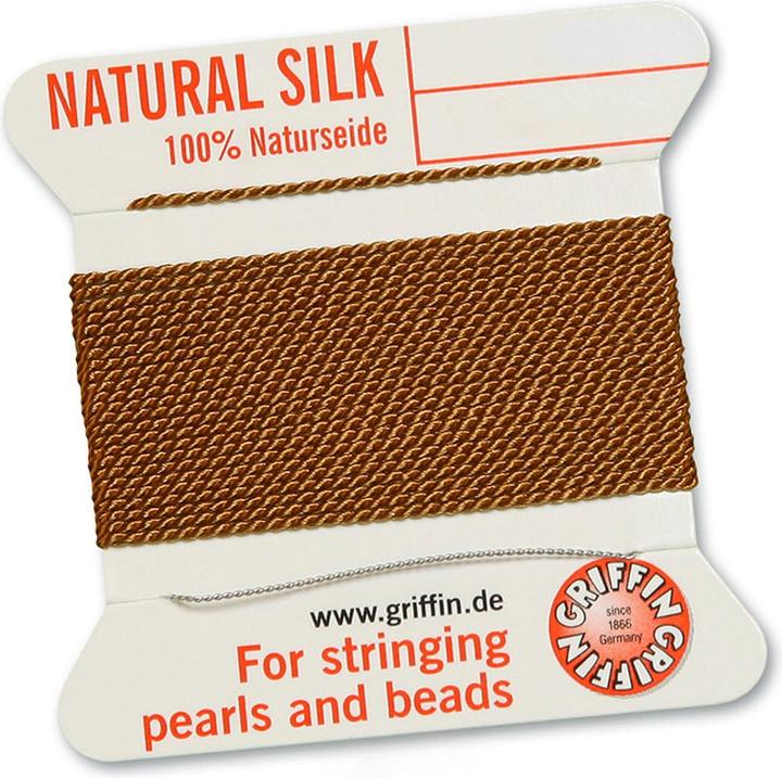 Actual product image Leyda Natural Silk 2 Meters with Needle