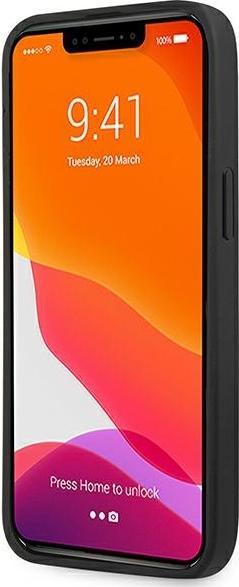 Image du produit Mercedes AMG AMHCP14XGSEBK iPhone 14 Pro Max 6,7" czarny/black hardcase Leather Debossed Lines (Apple iPhone 14 Pro Max)