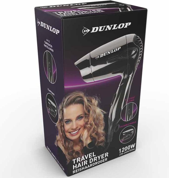 Actual product image Dunlop Hairdryer Travel ABS