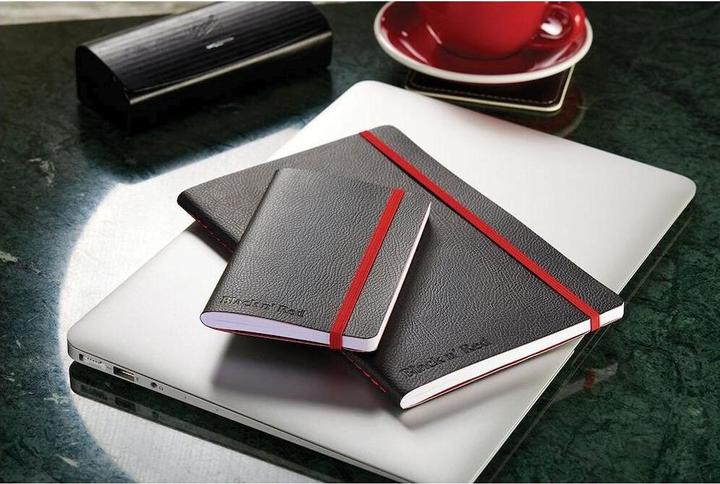 Produktbild Oxford Black n'Red Business Journal (A5, Liniert, Weicher Einband)