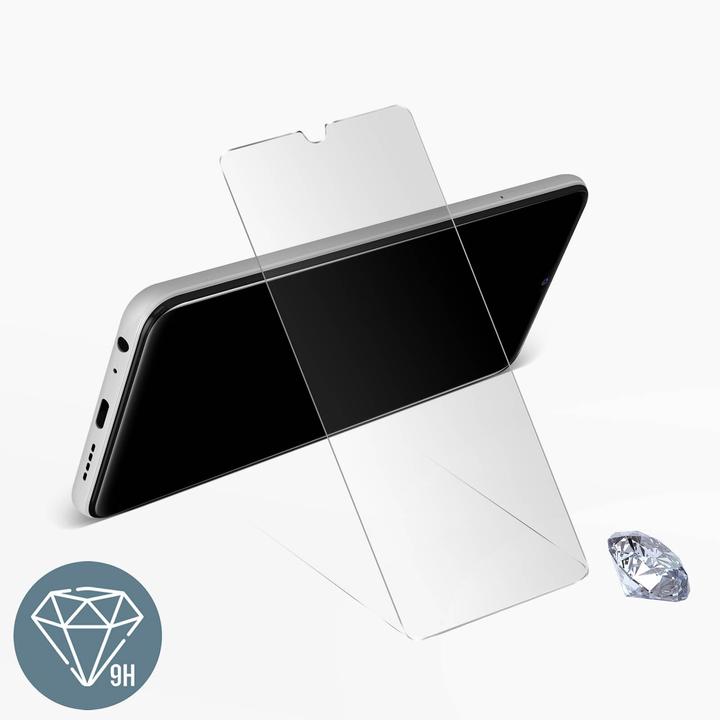 Actual product image Avizar Crystal clear film, glass screen protector (1 Piece, Vivo Y33s)