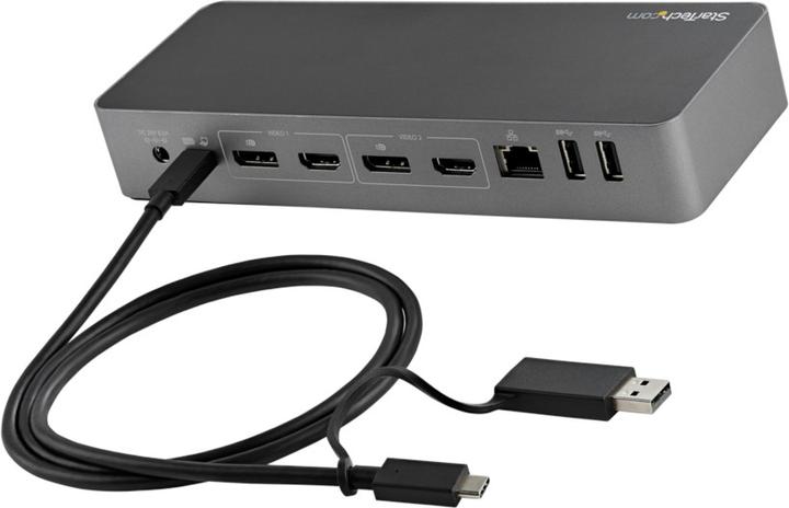 Actual product image StarTech .com Universal Laptop Docking Station USB-C & USB 3.0 2x4K 100W PD (Docking port (proprietary), 4 Ports)
