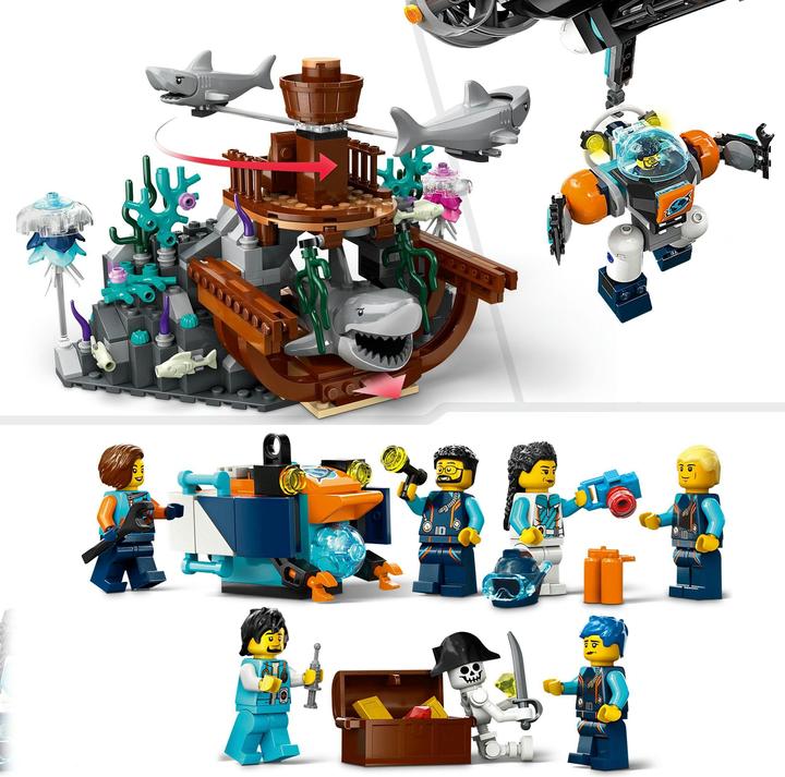 Produktbild LEGO Forscher-U-Boot (60379, LEGO City)