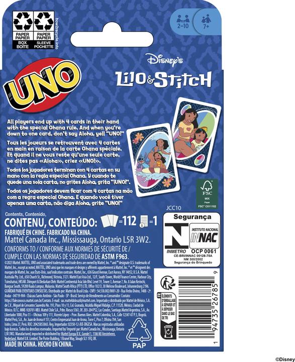 Image du produit Mattel Games UNO Lilo & Stich (Allemand)