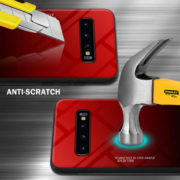 Produktbild Cadorabo TPU 2 Farben Glas Cover (Samsung Galaxy S10+)