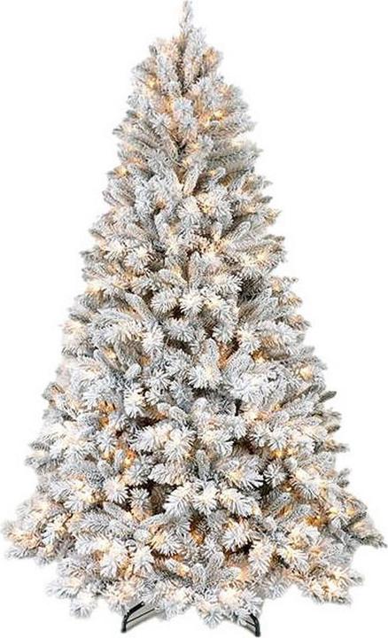 DKD Home Decor Arbre de Noël 150 cm Métal PE Neigeux (150 cm)