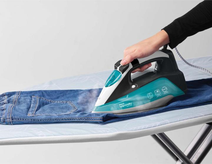 Actual product image Polti Iron PLEU0253 Vaporella Quick & Slide QS220 Steam Iron, 2400 W, Water tank capacity 350 ml, Cont (2400 W, 40 g/min)