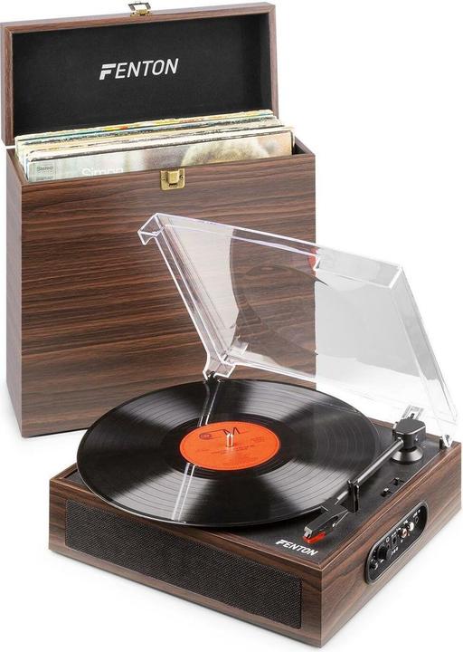 Image du produit Fenton Tourne-disque avec Bluetooth RP170D Marron (Manuel)
