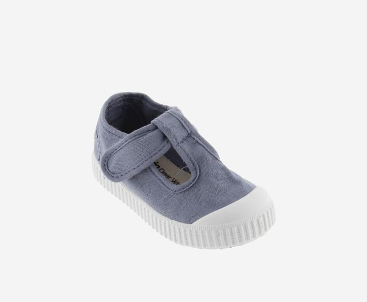 Produktbild Victoria klett-schuhe für kinder 1915 toile teintée (21)