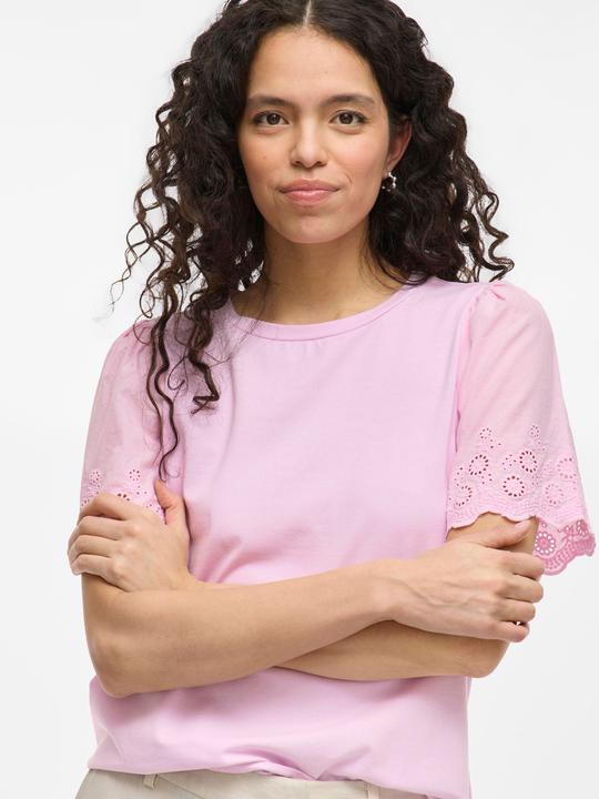 Image du produit Vila VICELIANA Rundhals Oberteil mit kurzen Ärmeln (L)