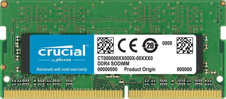 Actual product image Crucial Laptop Memory (1 x 16GB, 2666 MHz, DDR4-RAM, SO-DIMM)