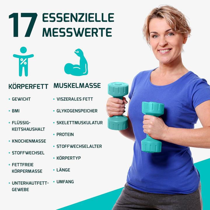 Produktbild Fitage Körperfettwaage (225 kg)