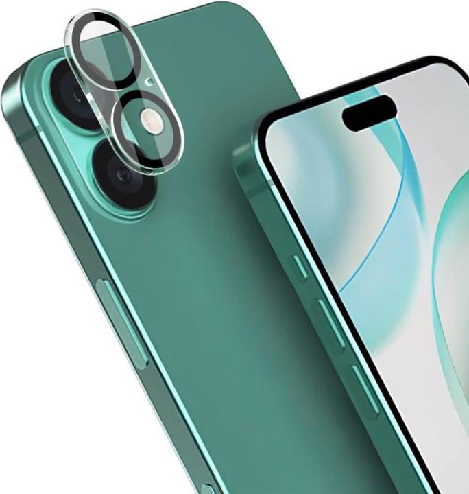 Actual product image Imak iPhone 16 / 16 Plus - armoured glass camera (1 Piece, Apple iPhone 16 Plus)