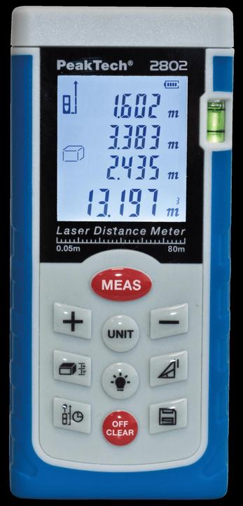 Peaktech Distance measuring device 0.05...80 m ( 2802) (Measuring device case)