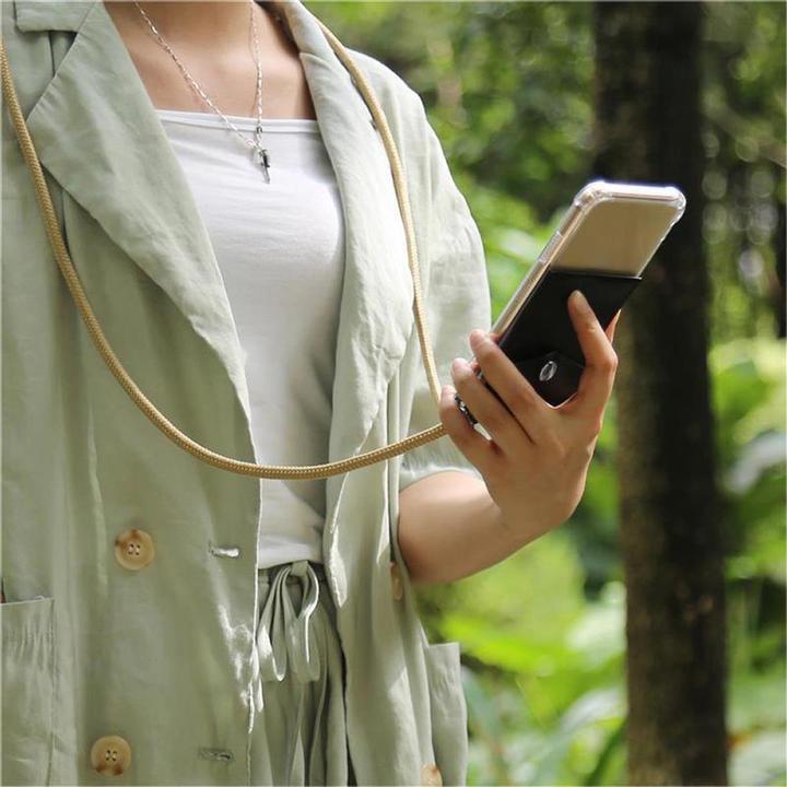 Produktbild Cadorabo TPU Handy Kette SILBER Cover