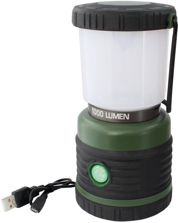 Actual product image Eurotrail Camping Lamp Leon 1000 Rechargeable