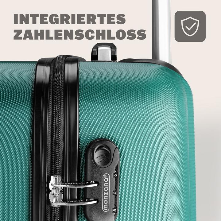 Produktbild Monzana Kofferset (89 l, Handgepäck (bis 50l), M (50 - 90l), L (90 - 115l))
