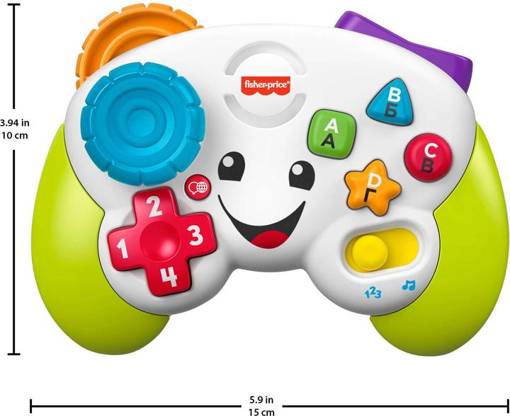 Immagine prodotto Fisher-Price Controller di gioco per l'apprendimento (I, ESP, P, QE) (Spagnolo, Italiano, Portoghese)