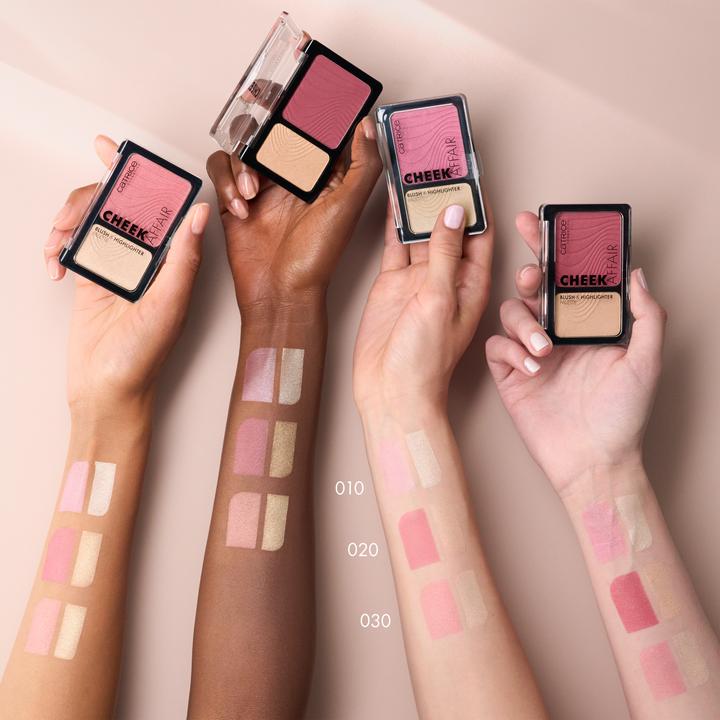 Produktbild Catrice Cheek Affair Blush & Highlighter Palette (Love At First Swipe, Highlighter, 10 g)