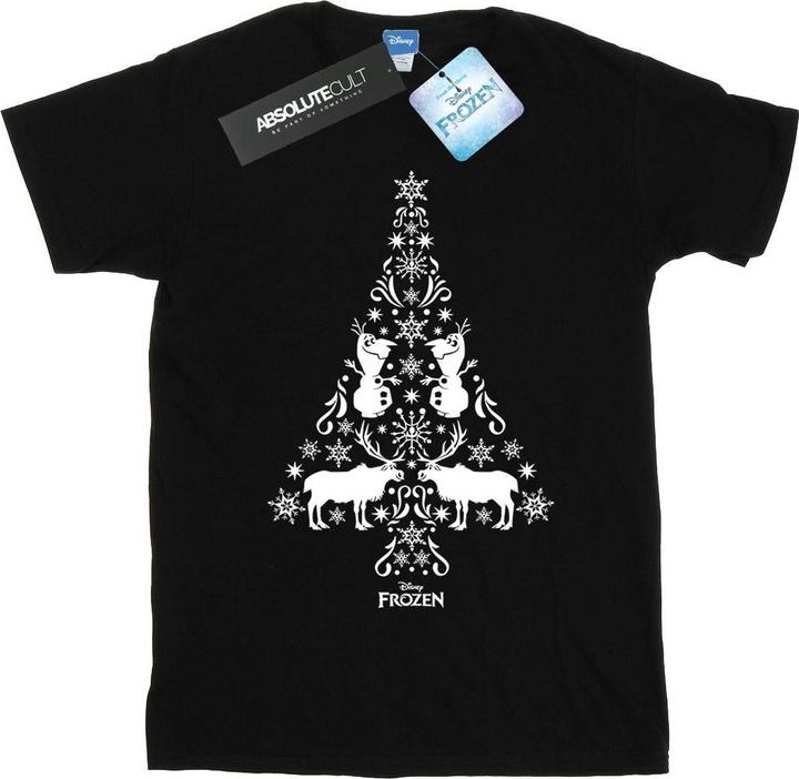Immagine prodotto Disney Frozen Christmas Tree Maglietta Ampia Donna (S)