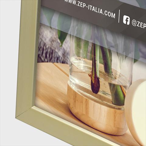 Actual product image ZEP Picture Frame AL38G1 John Gold 10x15 cm (10 x 15 cm)