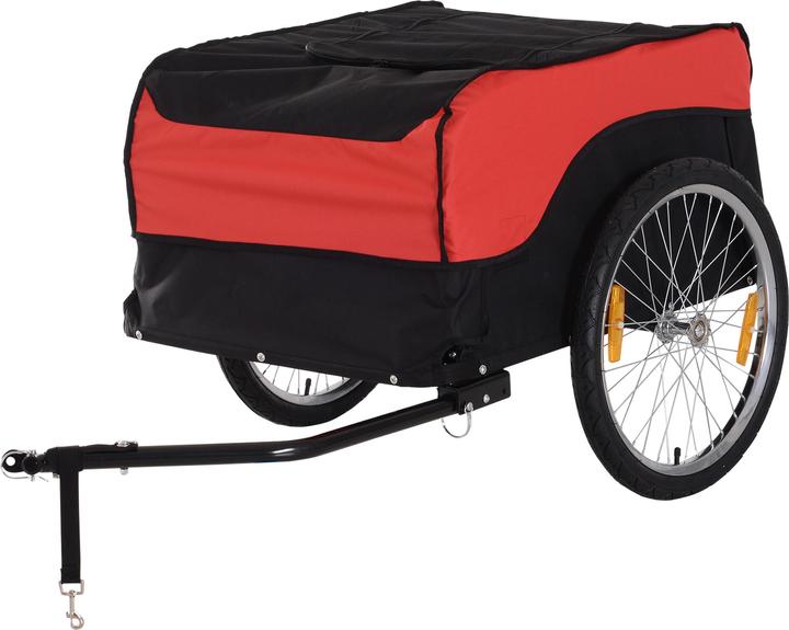 Immagine prodotto Homcom Rimorchio per biciclette con baldacchino