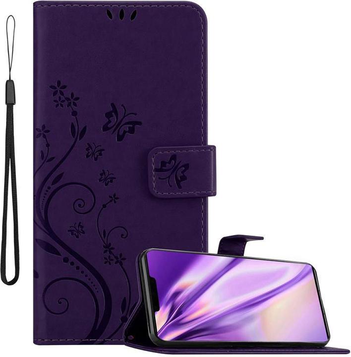 Floral dark purple