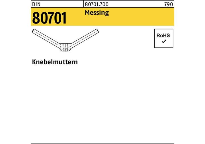 Actual product image Toggle nut DIN 80701 M 20 brass