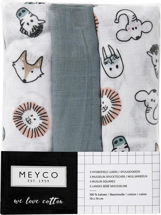 Image du produit Meyco Couches en mousseline (70 cm, 70 cm)