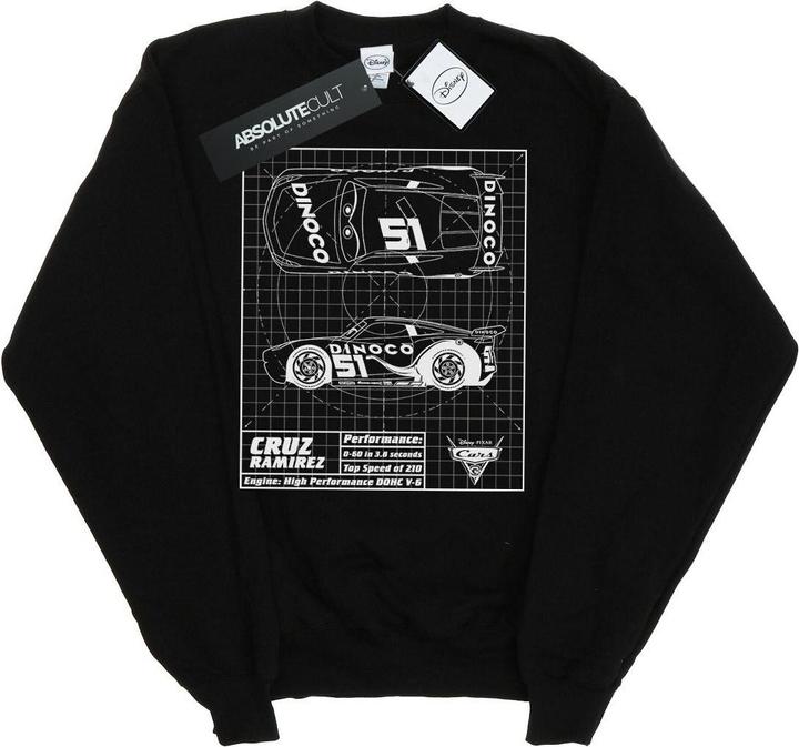 Immagine prodotto Disney Cars Cruz Ramirez Blueprint Felpa Ragazze (116)