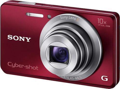 Actual product image Sony DSC-W690, 16 MP, 10x WW zoom, HD movies, red