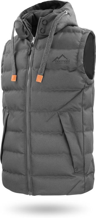 Actual product image Normani Mens Winter Quilted Vest Yuquot - 3898 (7XL)